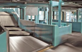 Конвейерная линия для транспортировки багажа