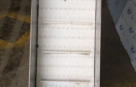 Объект: Наклонный передвижной модульный конвейер