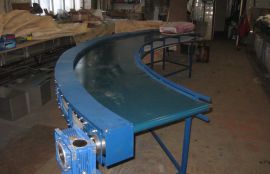 Объект: Поворотный ленточный конвейер (90 гр.) с радиусом 3500 мм