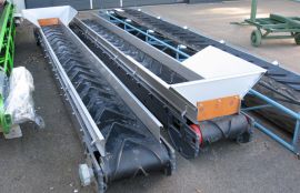 Объект: Конвейер ленточный шевронный для гравия