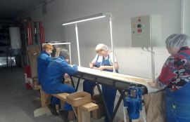 Объект: Конвейер для сушеных трав - контрольно-инспекционный стол для проверки сырья