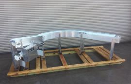 Объект: Поворотный модульный конвейер для куриной продукции