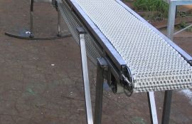 Объект: Прямой модульный конвейер для блинчиков