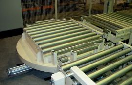 Приводной рольганг для перемещения паллет