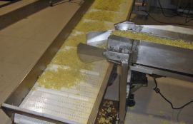 Объект: Конвейер наклонный с модульной лентой для сладких звездочек