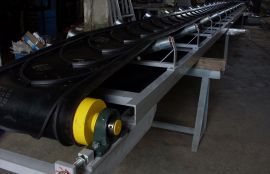 Конвейер ленточный шевронный для ПГС - фото 2