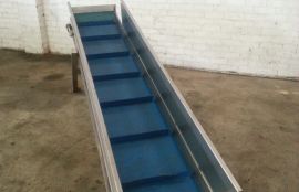 Объект: Ленточный наклонный конвейер для овощей