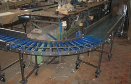 Объект: Рольганг мобильный неприводной поворотный для коробок с печатной продукцией